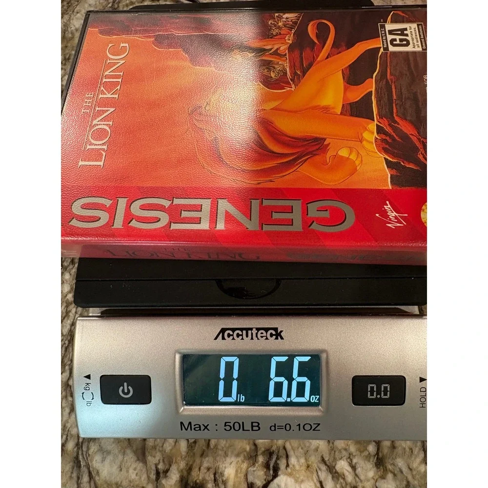 CIB Video Game Sega Genesis The Lion King Disney Virgin
